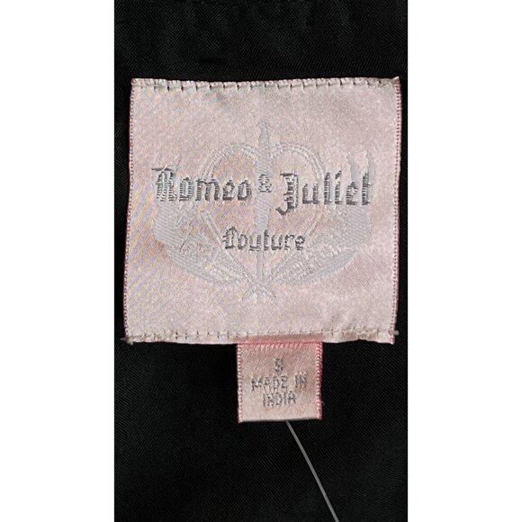 Romeo & Juliet Couture Sequined Dress Black Spaghetti Strap Size S New With Tags - Picture 8 of 10
